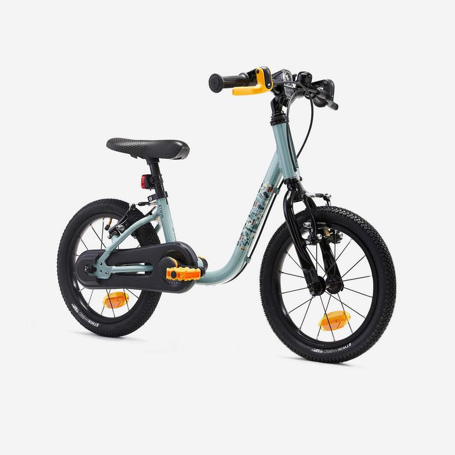 B’TWIN  Kindervelo 2-in-1 Laufrad 14 Zoll 