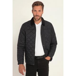 JP1880  Steppjacke, Cordkragen, Zipper 