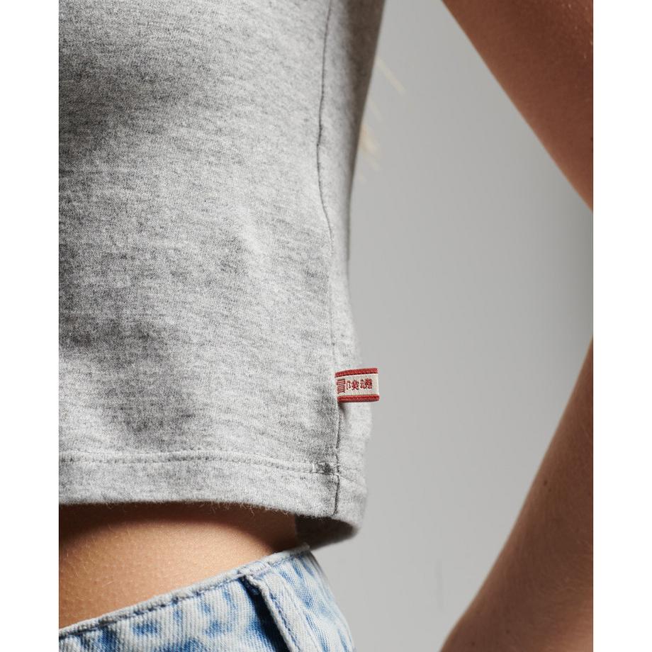 Superdry Bio-Baumwolle Vintage Tiny Baseball T-Shirt  