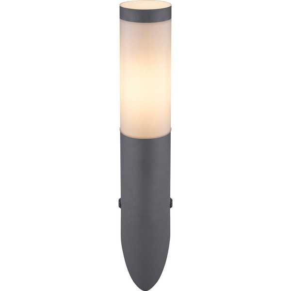 mutoni Lampada da esterno Boston acciaio inox antracite 8x39  