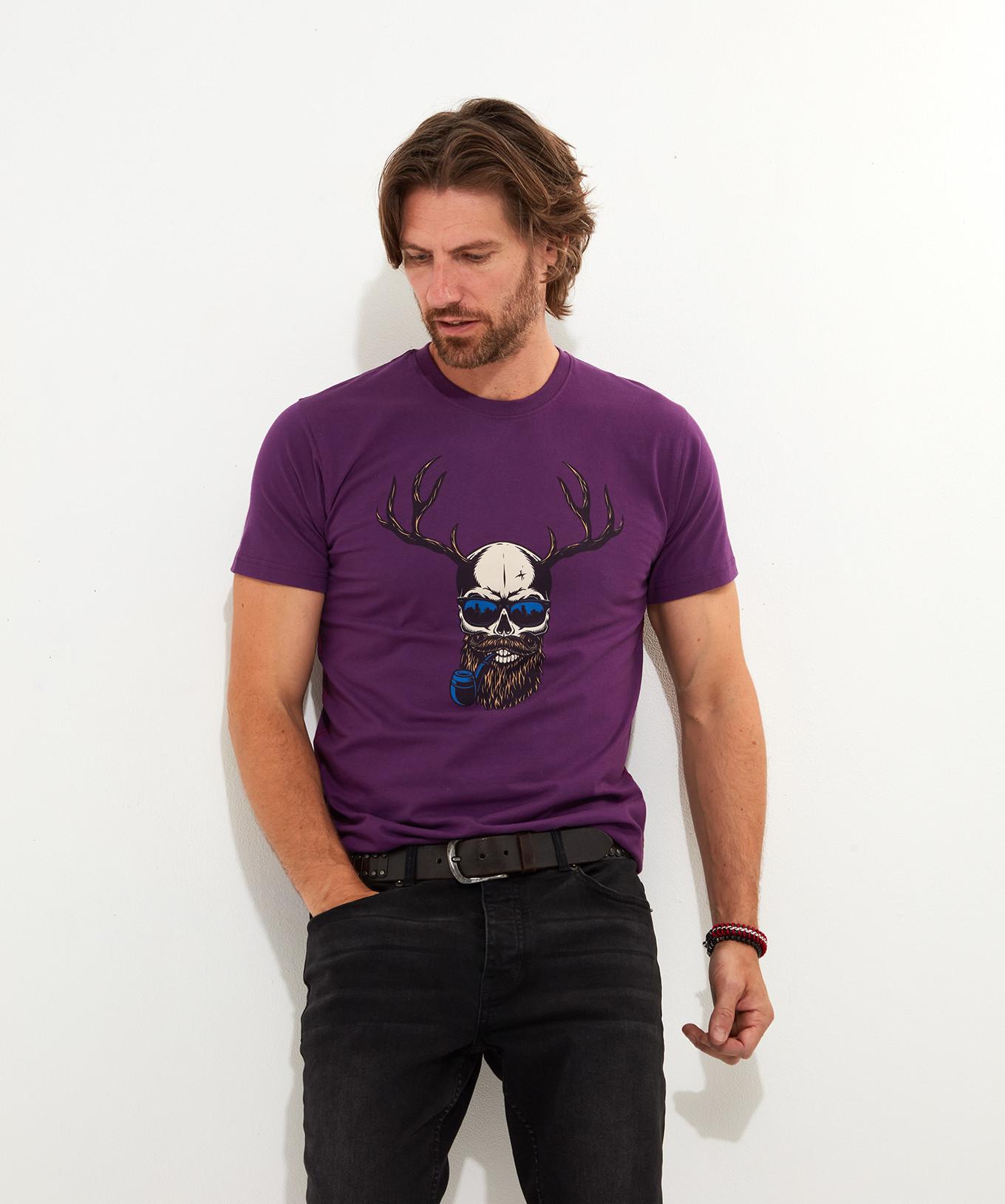 Joe Browns  Biker-T-Shirt mit Totenkopf-Aufdruck 