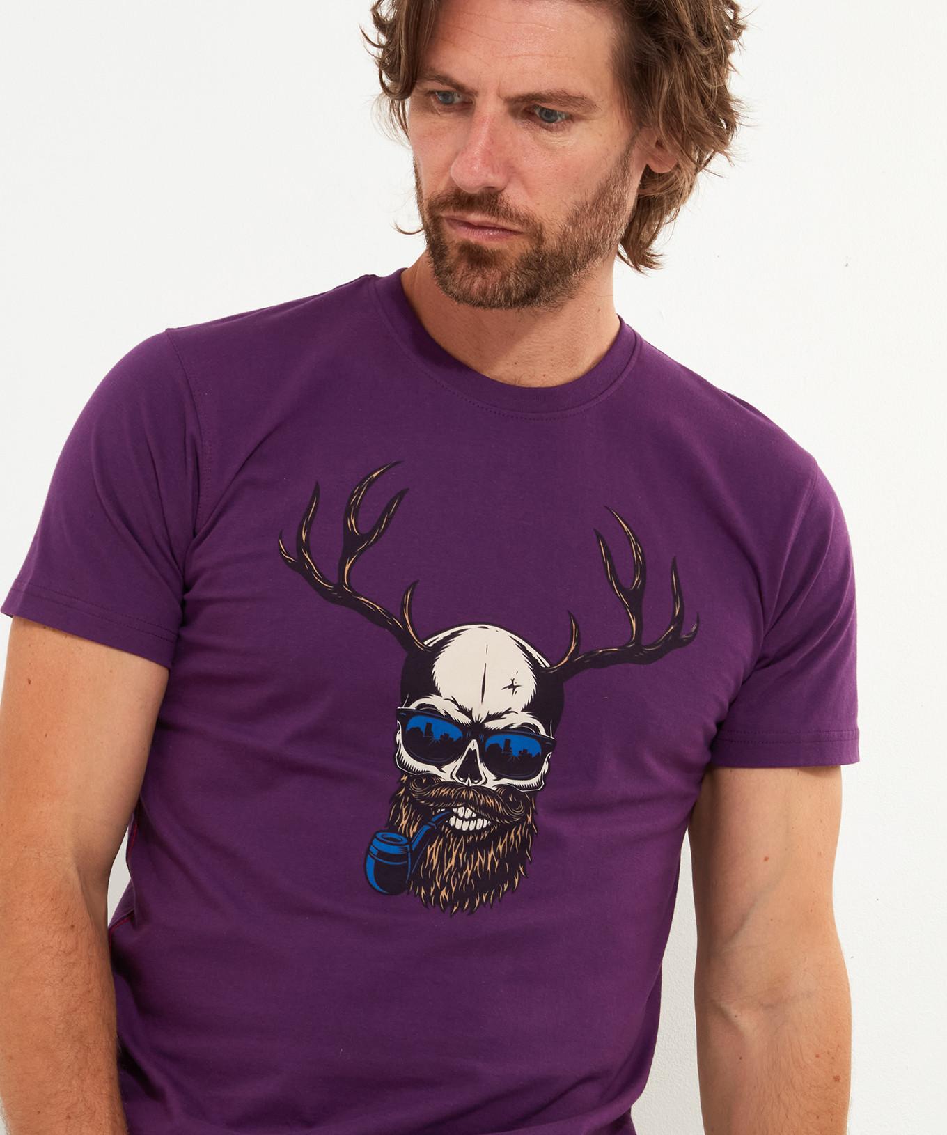 Joe Browns  Biker-T-Shirt mit Totenkopf-Aufdruck 