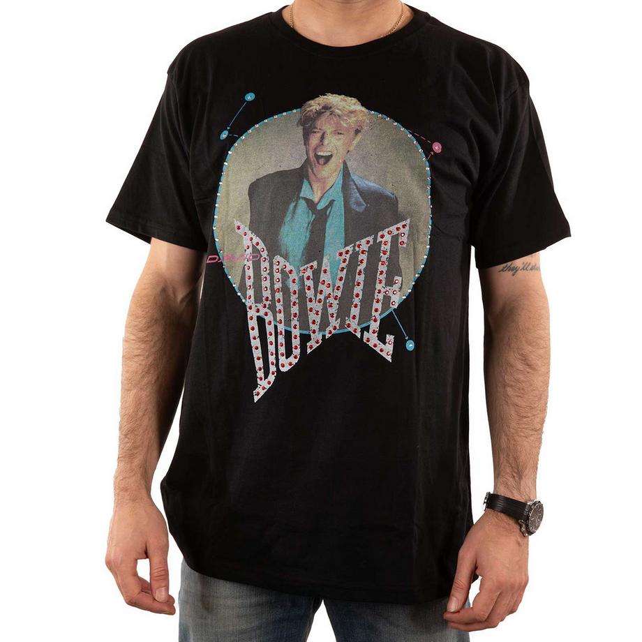 David Bowie Verziertes T-Shirt  