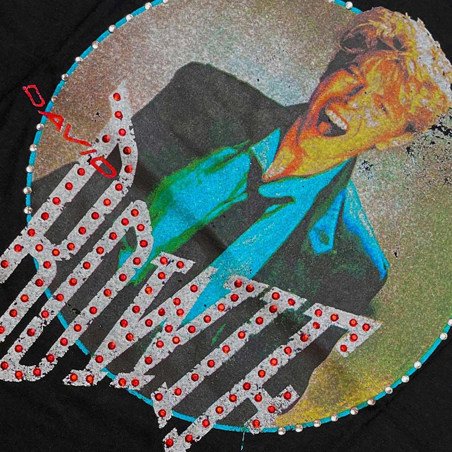 David Bowie Verziertes T-Shirt  
