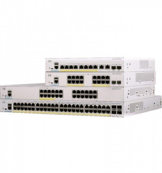 Cisco  24 Port Rail PoE+ Switch C1000-24P-4G-L 