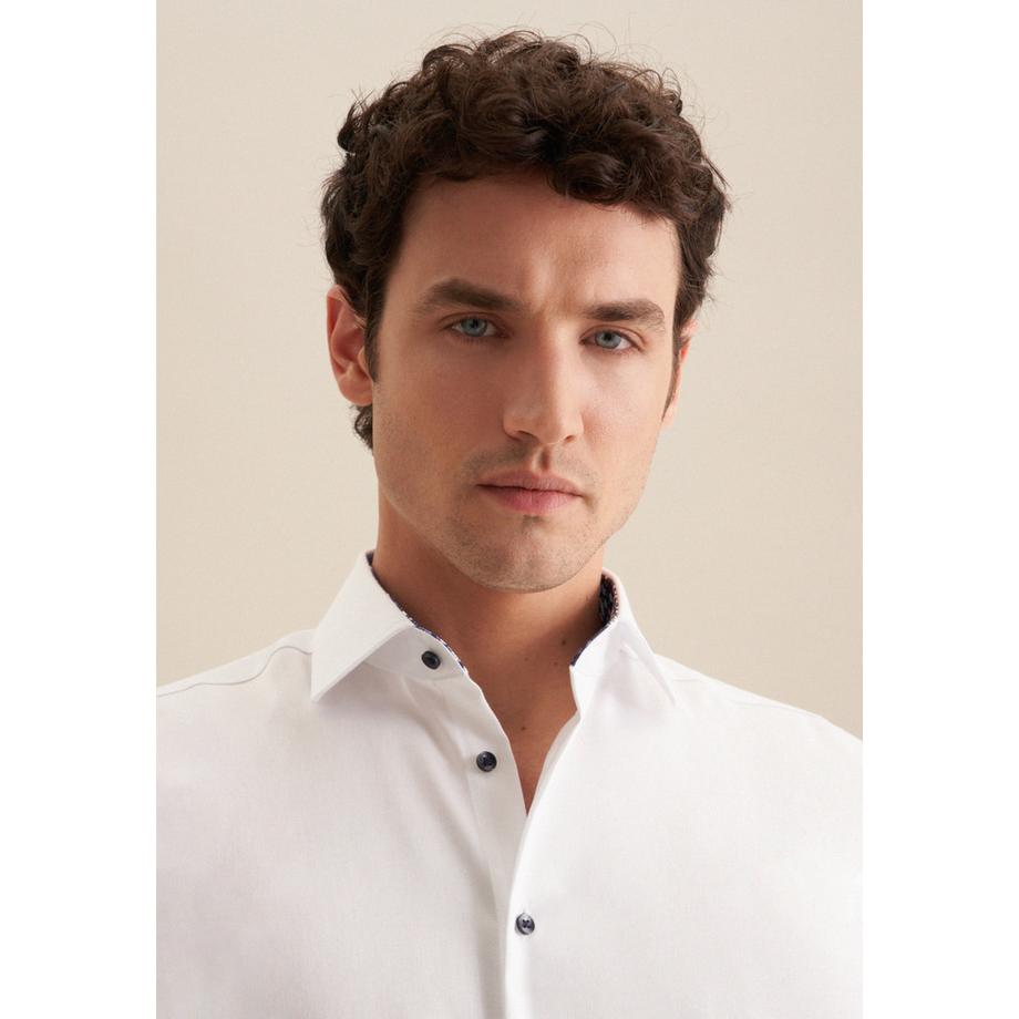 Seidensticker Camicia Business Regular Fit Manica Lunga Tinta Unita  