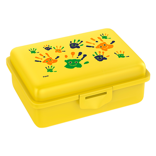fizzy Fizzii Lunchbox mit Trennfach gelb, Hände  