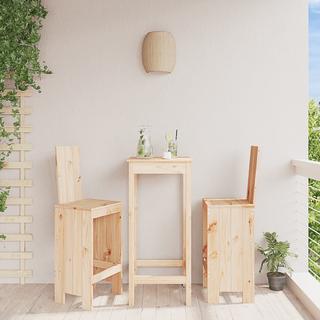 VidaXL Tabouret de bar bois de pin  