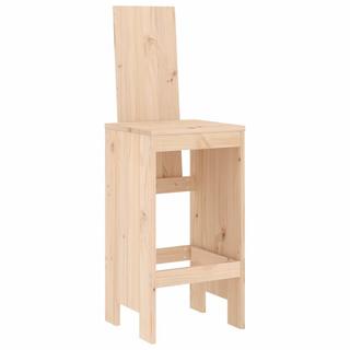 VidaXL Tabouret de bar bois de pin  