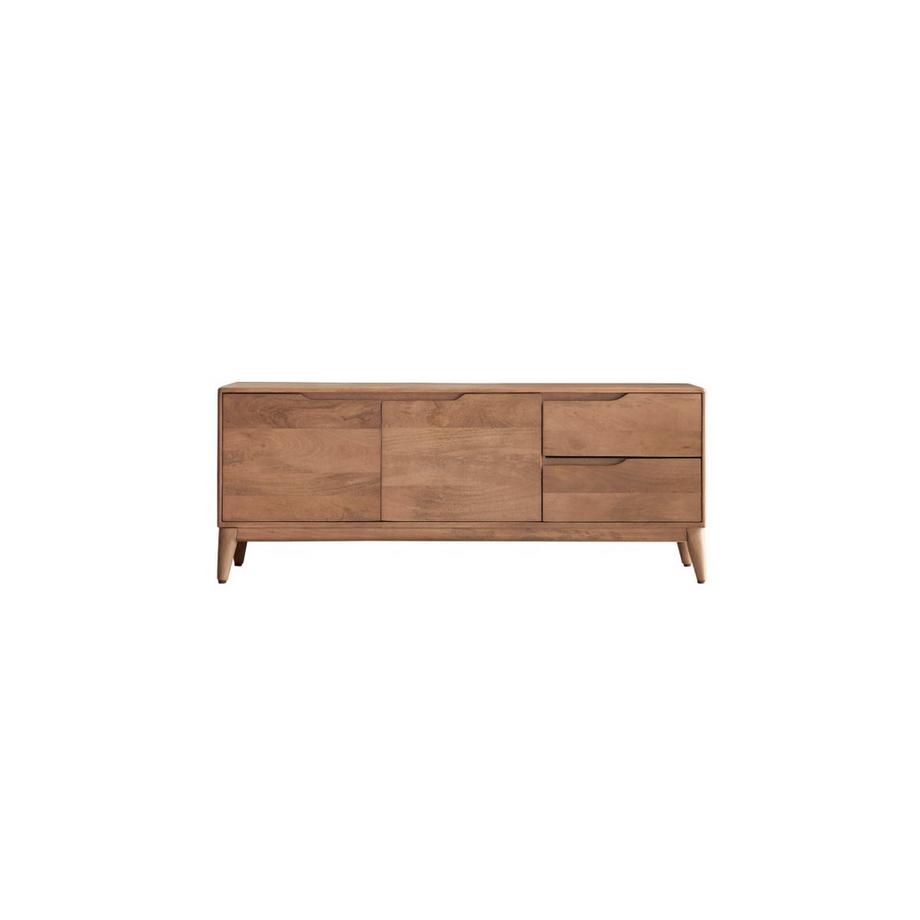 TV-Schrank aus massivem Mangoholz, 140 cm Gabrielle