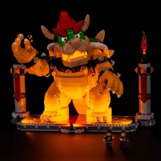 LIGHT MY BRICKS  Light My Bricks LEGO Super Mario The Mighty Bowser Kit di luci 