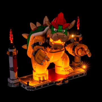 Light My Bricks LEGO Super Mario The Mighty Bowser Kit di luci