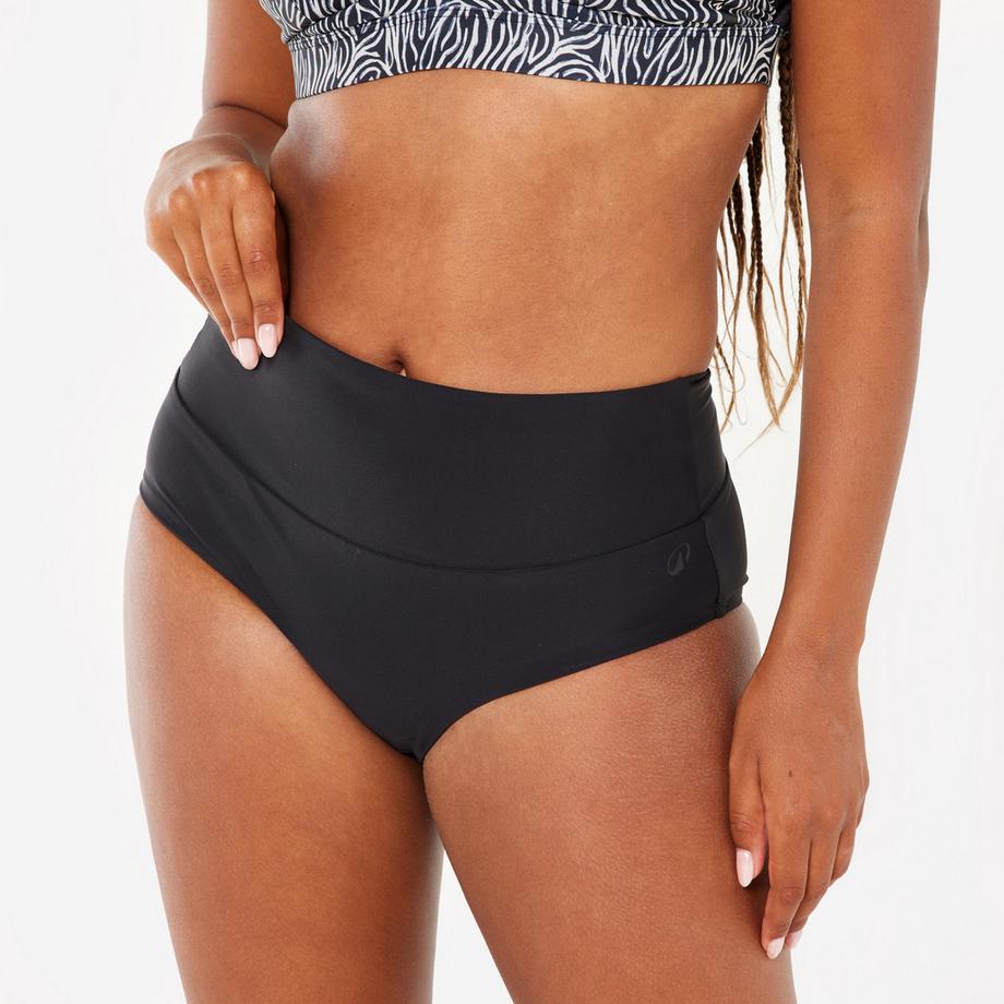 Slip bikini sportivo a vita alta