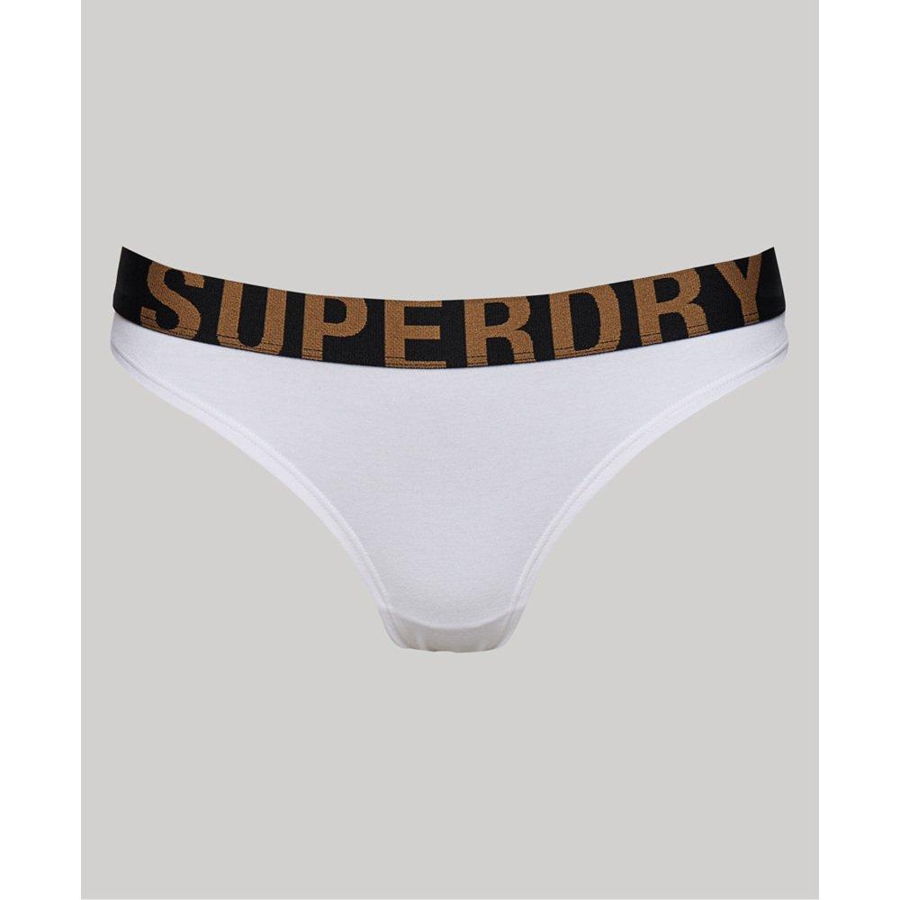 Superdry  bas de maillot de bain en coton biologique avec grand logo 