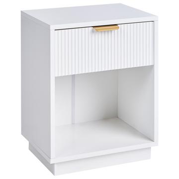 Comodino 1 cassetto en Fibra a media densità (MDF) Glamour SUMMERVILLE