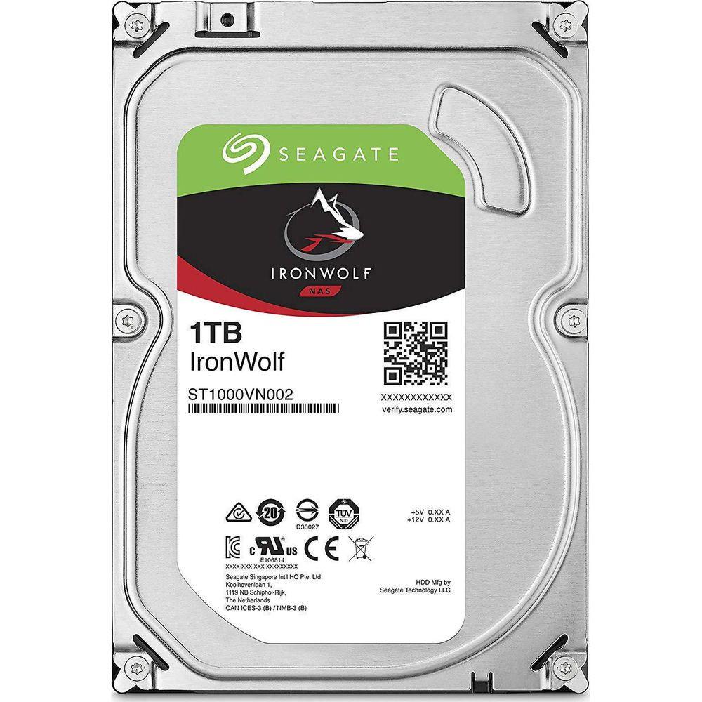 Seagate  IronWolf ST1000VN002 Interne Festplatte 3.5 Zoll 1000 GB Serial ATA III 