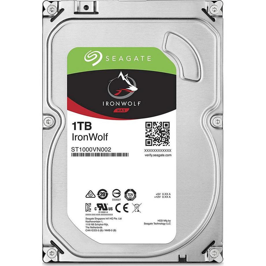 Seagate  Harddisk IronWolf 1 TB 3.5" 