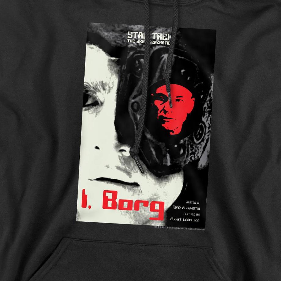 Star Trek The Next Generation Season 5 Episode 23 Felpa con cappuccio  