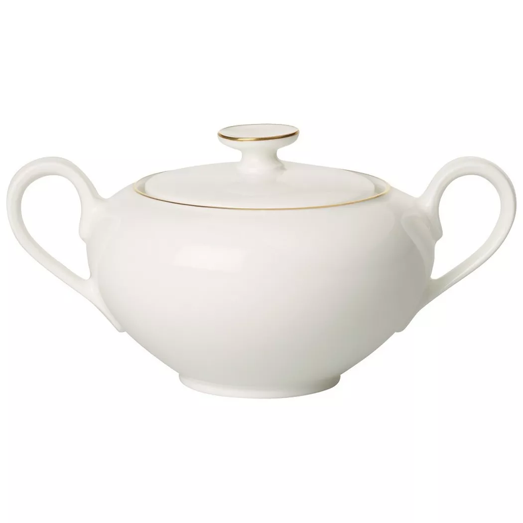 VILLEROY & BOCH SIGNATURE Sucrier/confiturier Anmut Gold 0,35 l blanc