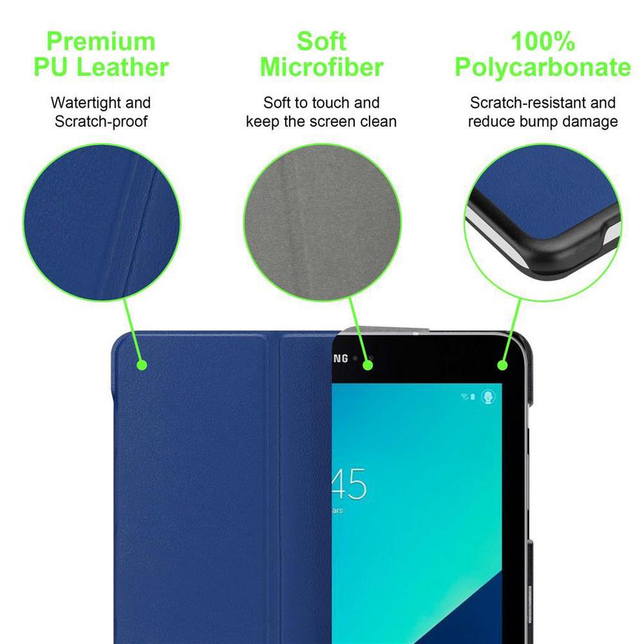 Cadorabo  Tablet Hülle für Samsung Galaxy Tab S3 Ultra Dünne mit Auto Wake Up 