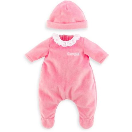 Corolle  Mon Grand Poupon Schlafanzug mit Hut rosa Babypuppe 36 cm 