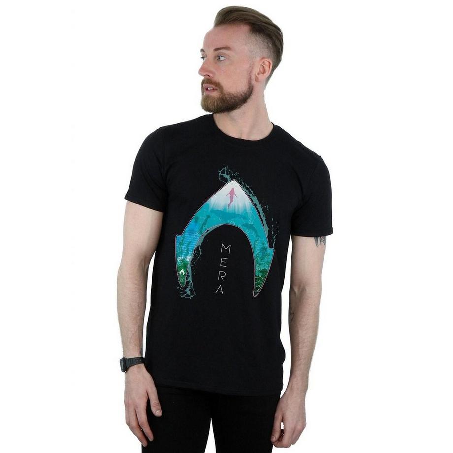 DC COMICS Aquaman Mera Bedrucktes T-Shirt  