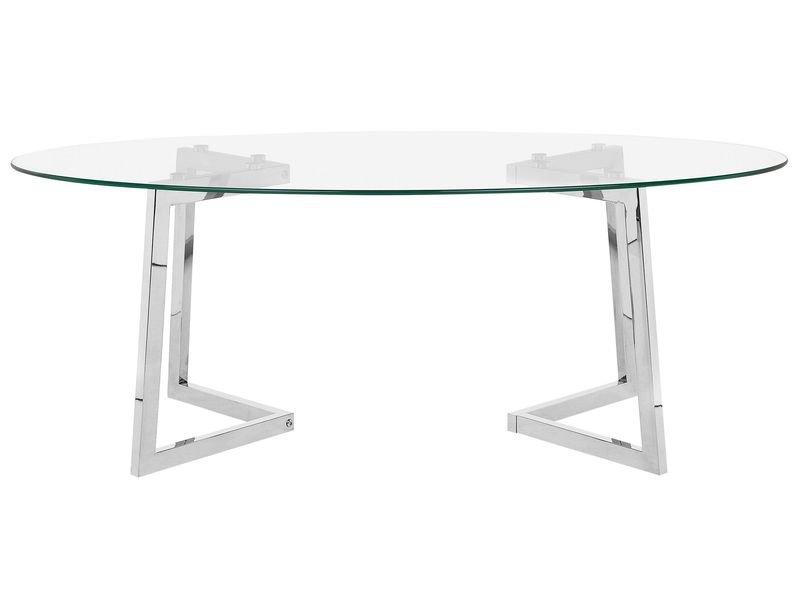 Beliani Table basse en Verre Glamour FRESNO  