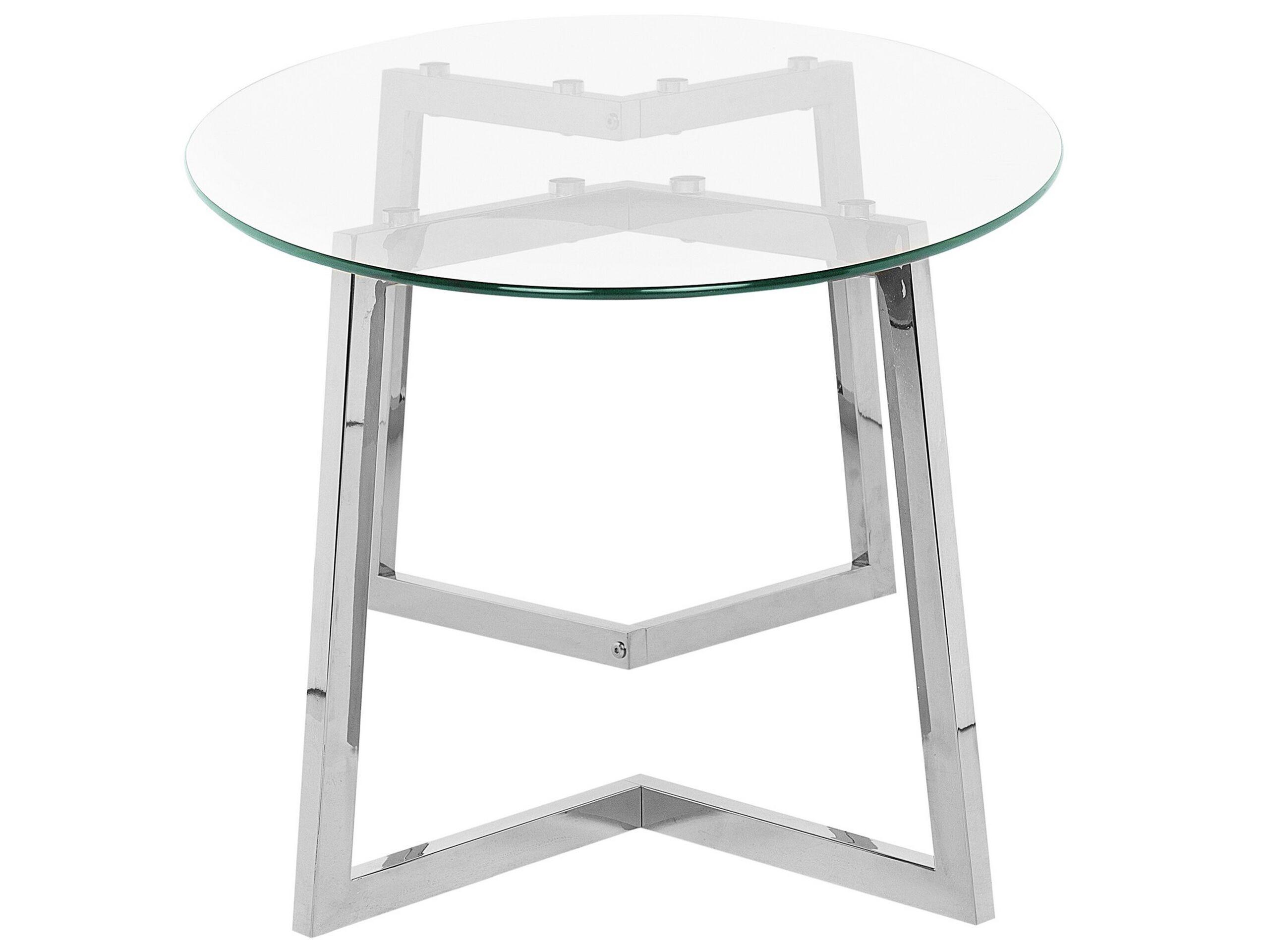 Beliani Table basse en Verre Glamour FRESNO  