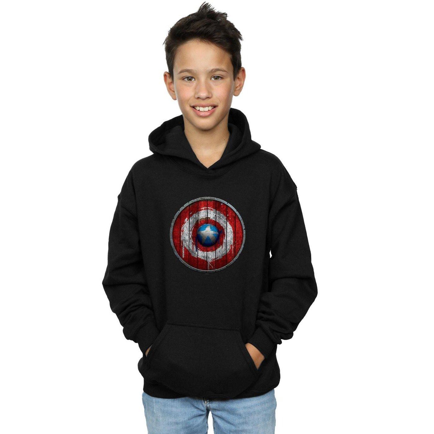 MARVEL  Sweat à capuche CAPTAIN AMERICA WOODEN SHIELD 