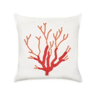 Beliani Coussin en Coton Moderne CORALIUM  