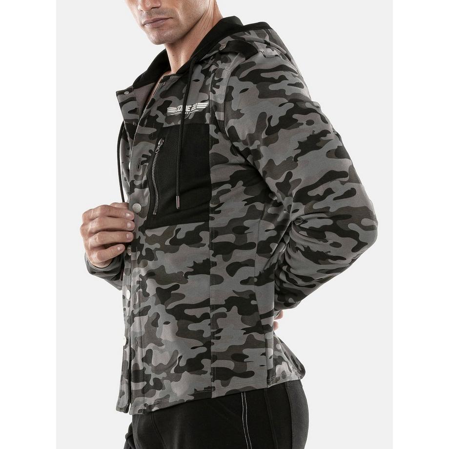 Code22 Langärmelige Cargo Überhemdjacke  