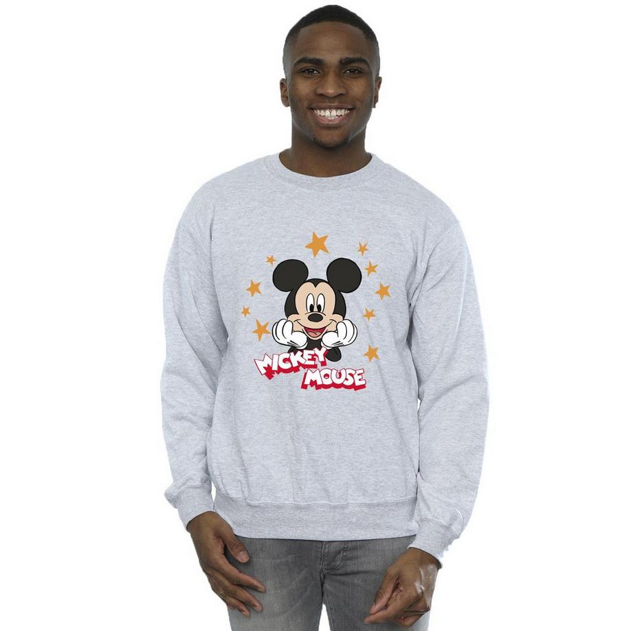 Disney Mickey Mouse Grafikdruck Sweatshirt  