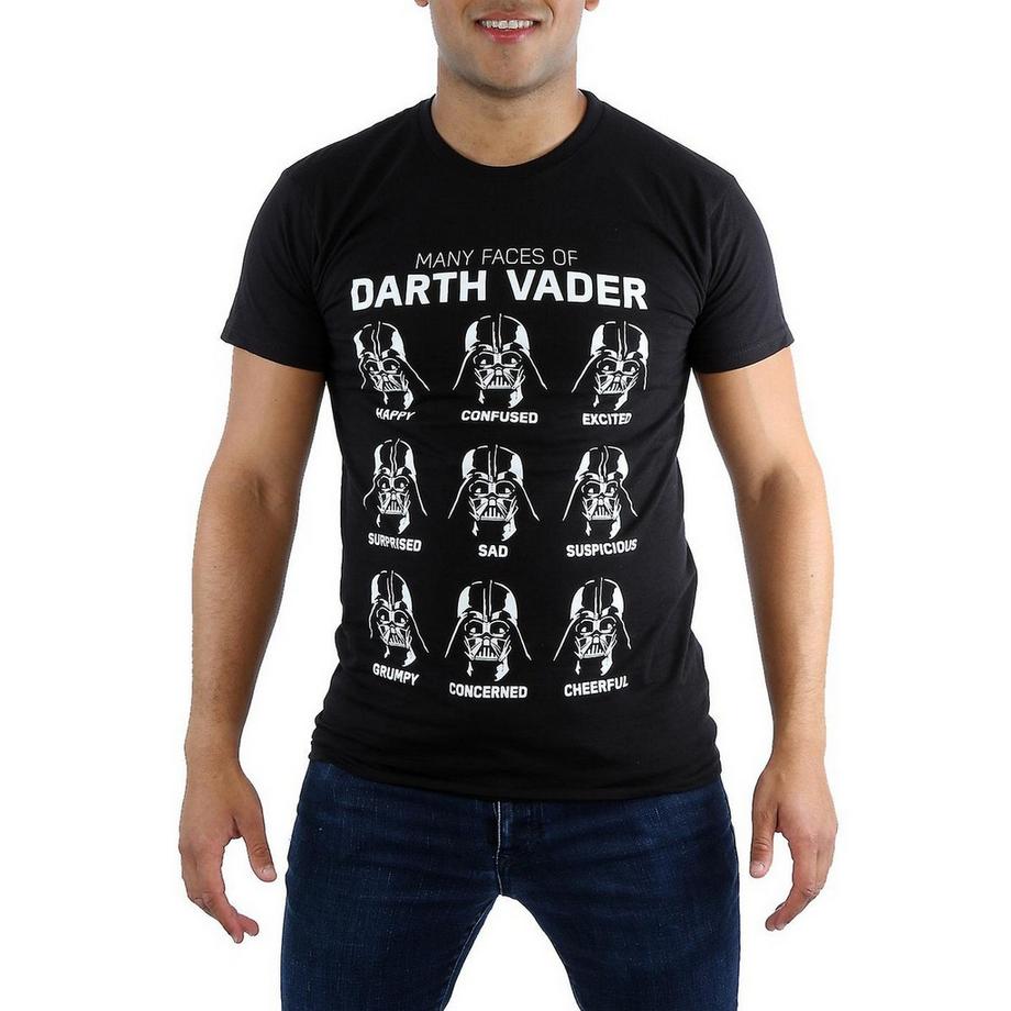 STAR WARS Many Faces Of Darth Vader T-Shirt  