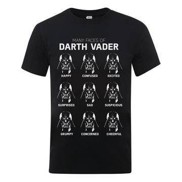 Many Faces Of Darth Vader TShirt