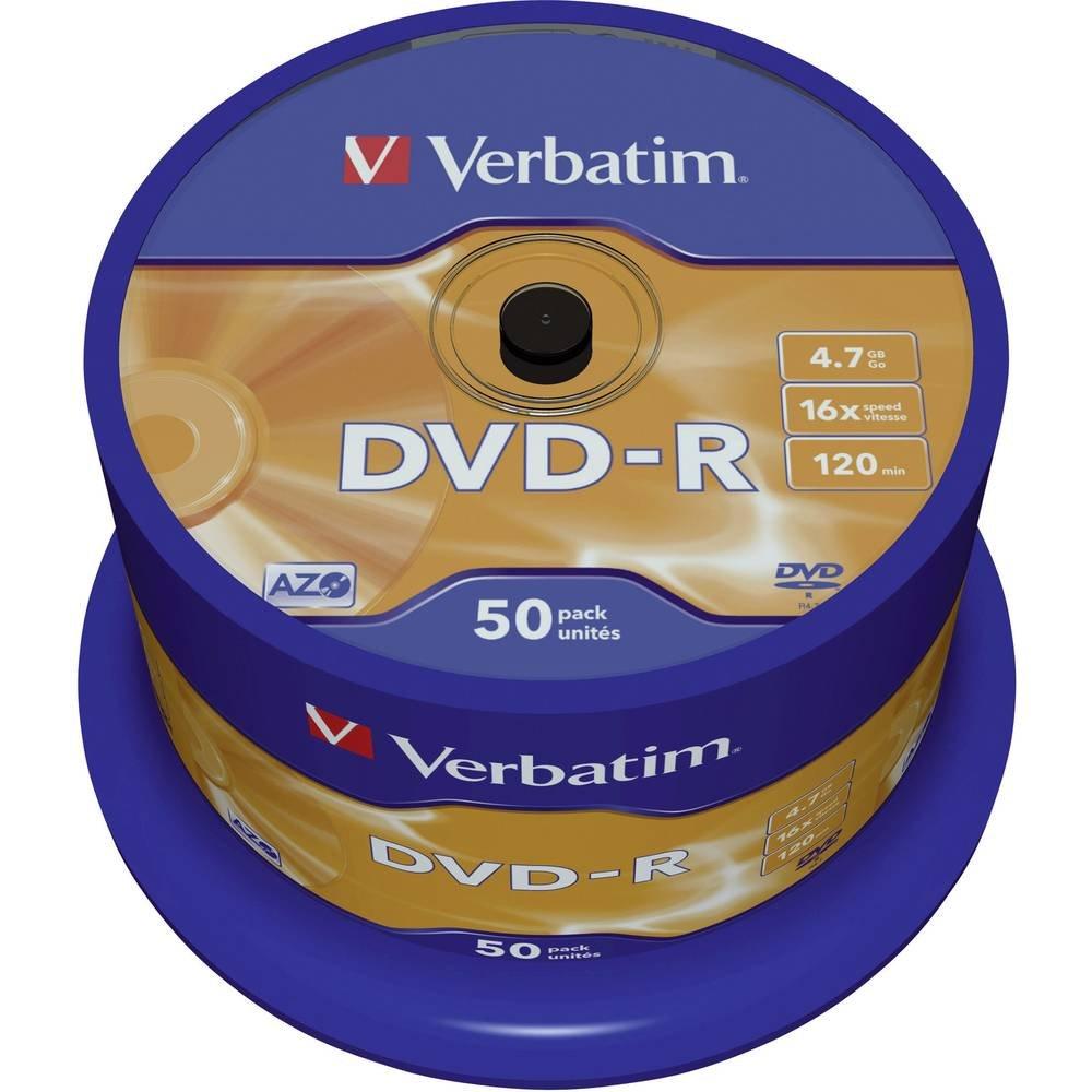 Verbatim  Verbatim 43548 DVD-R vergine 4.7 GB 50 pz. Torre 