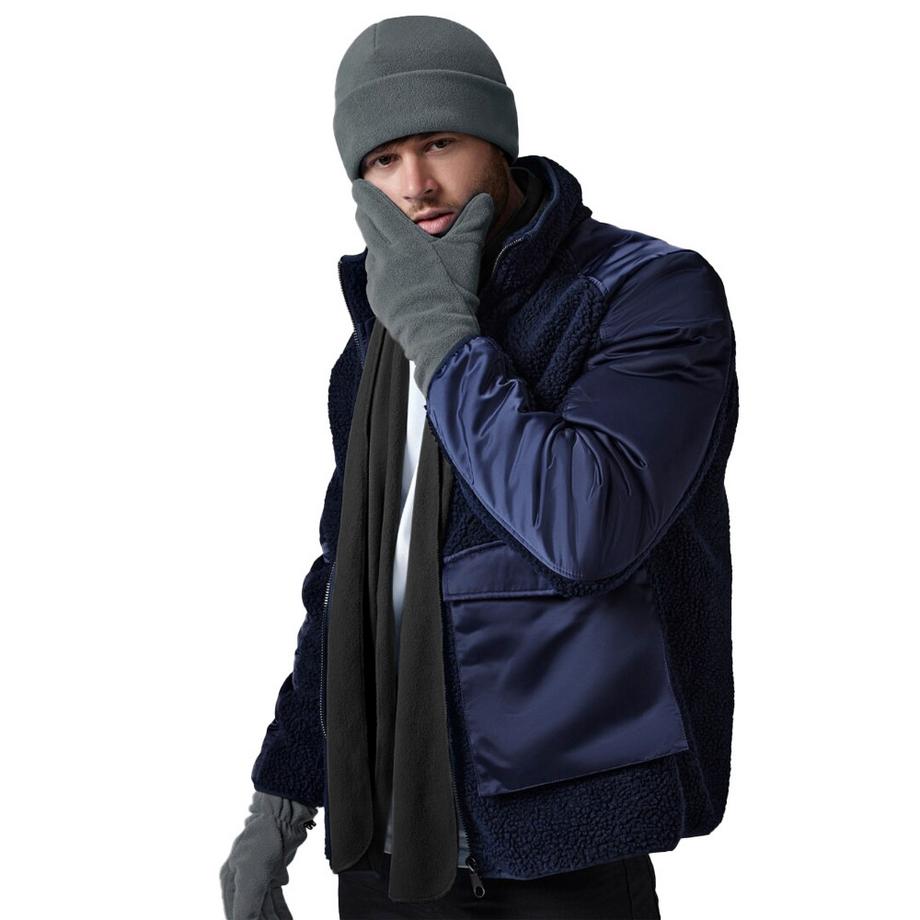 Beechfield Sciarpa Lavorata a Maglia Materiale Riciclato  