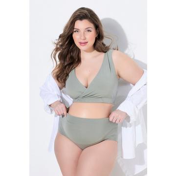 Culotte Bellieva à large ceinture, en coton bio certifié GOTS