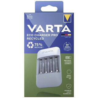 VARTA  Eco Charger Pro Rundzellen-Ladegerät NiMH Micro (AAA), Mignon (AA) 