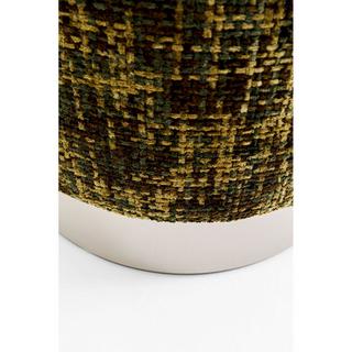 KARE Design Tabouret Berry High argent vert rond 39  