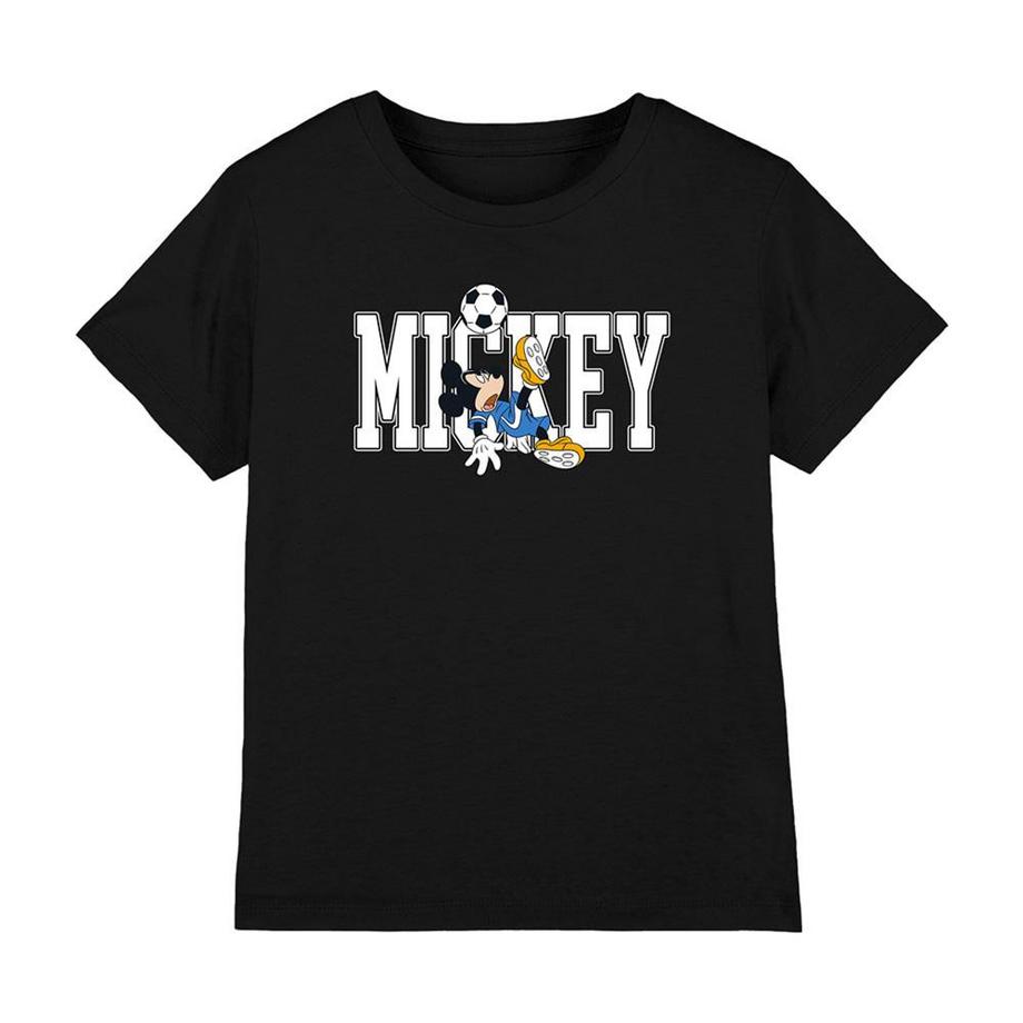 T-ShirtMotif Mickey Mouse Motiftyle Ballon De Foot Kick
