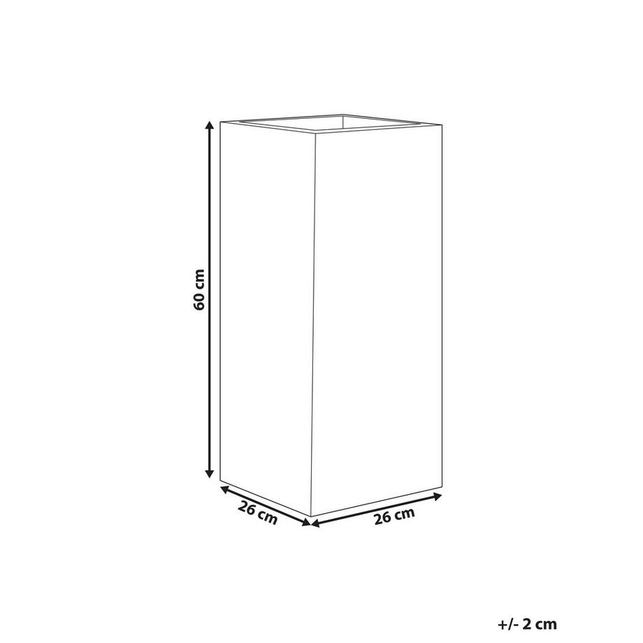 Beliani Vaso per piante en Fibra d'argilla  DION  