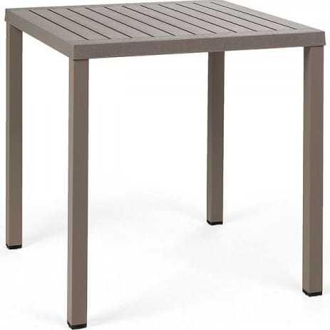 NARDI outdoor Table de jardin empilable Cube gris 70  