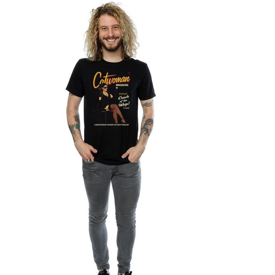 DC COMICS Catwoman Magazine Kurzarm T-Shirt  