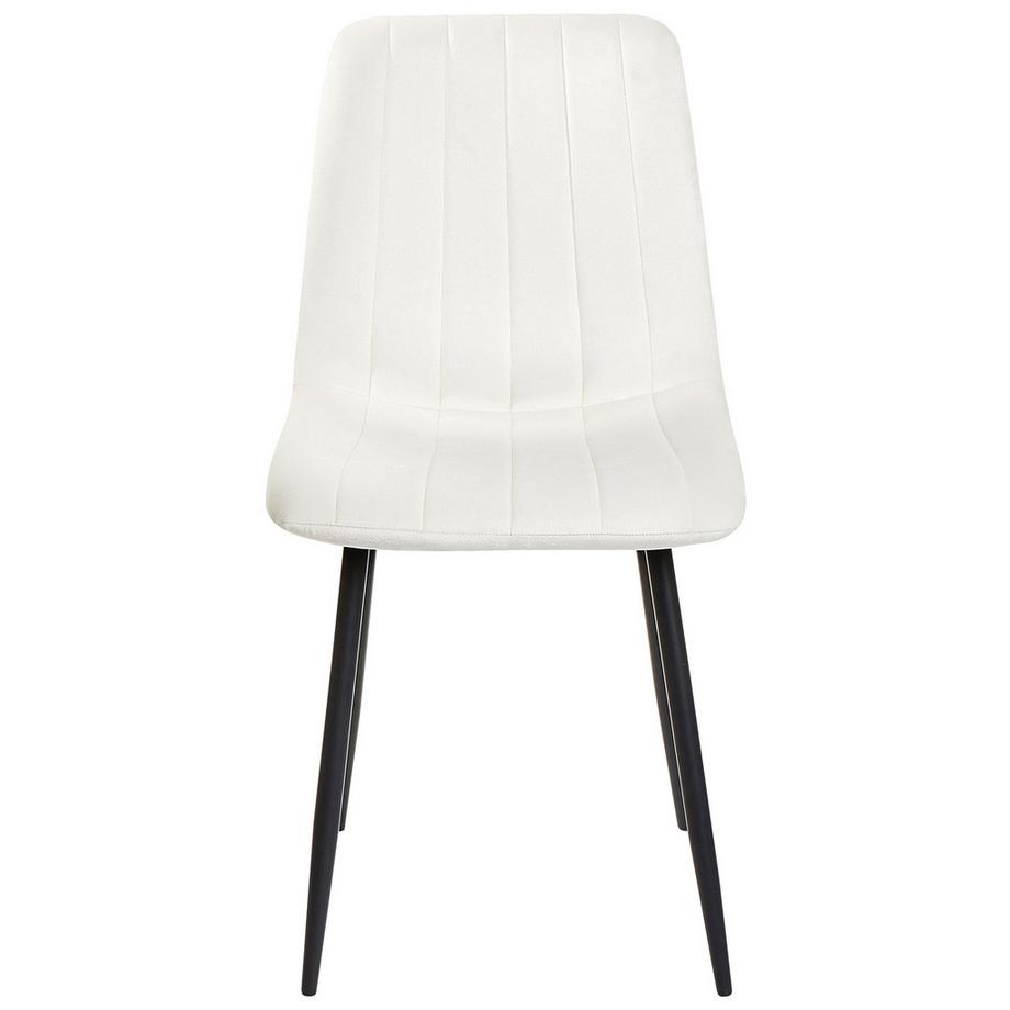 Beliani Set di 4 sedie da pranzo en Velluto Moderno KALISPELL  