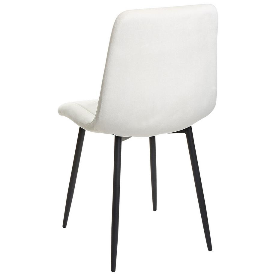 Beliani Set di 4 sedie da pranzo en Velluto Moderno KALISPELL  