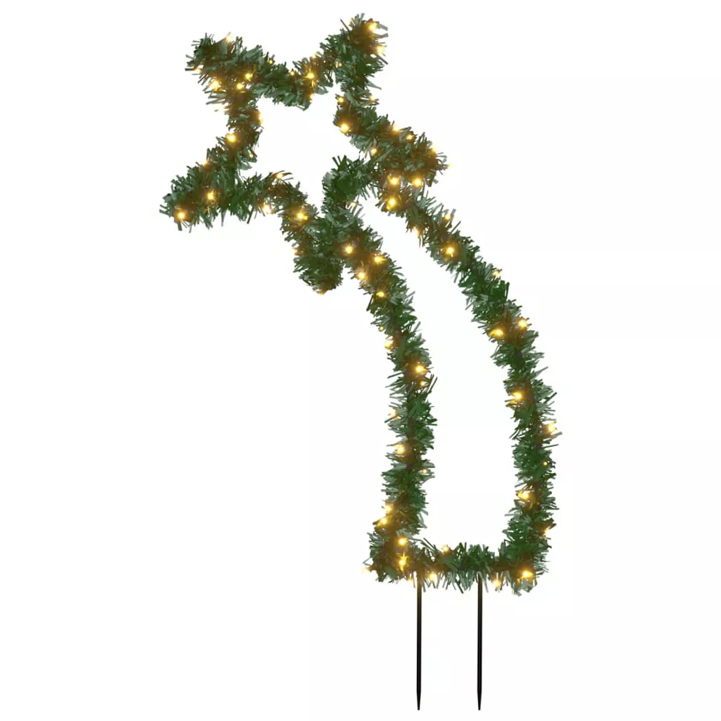 VidaXL - Décoration lumineuse de noël, One Size, Vert