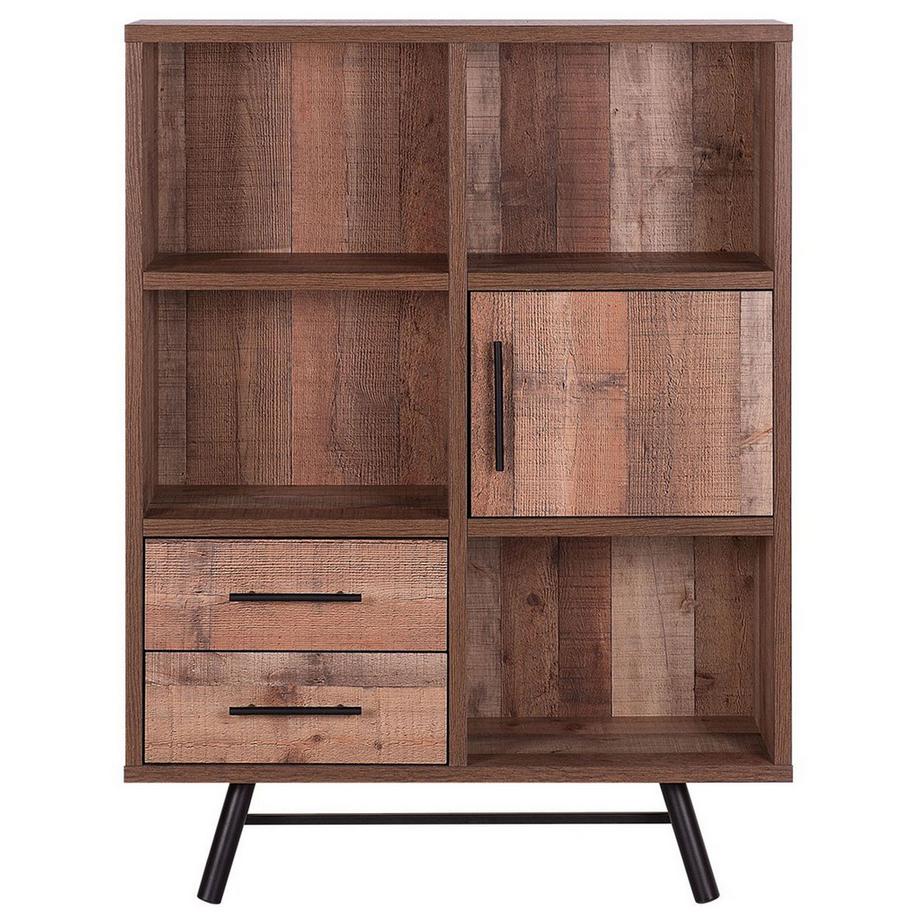 Beliani Regal aus Faserplatte Rustikal ATLANTA  