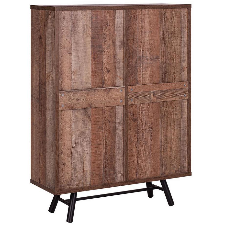 Beliani Regal aus Faserplatte Rustikal ATLANTA  