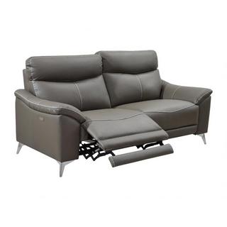 Vente-unique Relaxsofa elektrisch 3Sitzer METRONOMY Leder  