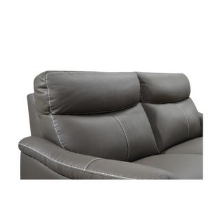 Vente-unique Relaxsofa elektrisch 3Sitzer METRONOMY Leder  